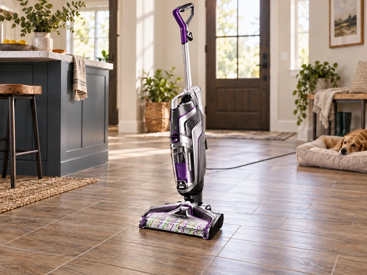 BISSELL CrossWave: Clean Water, Dirty Water and Floor Care — illustrative scene
