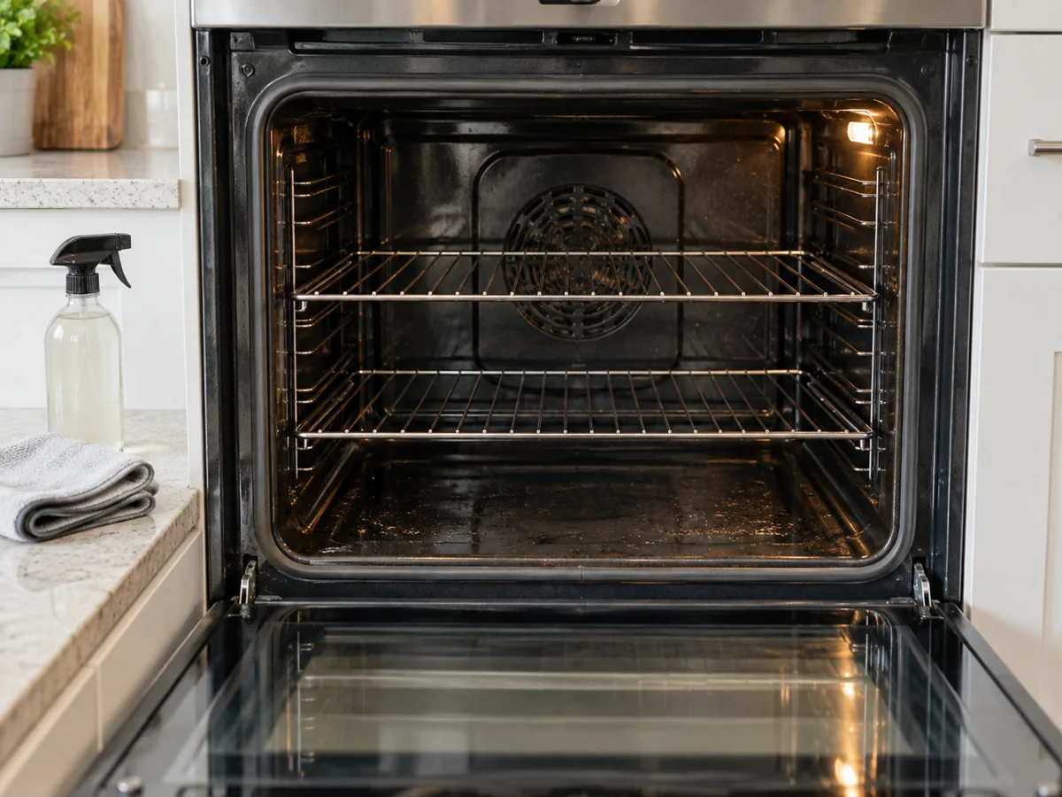 How to Clean an Oven Interior: Manual, Self-Clean and Steam-Clean — illustrative scene